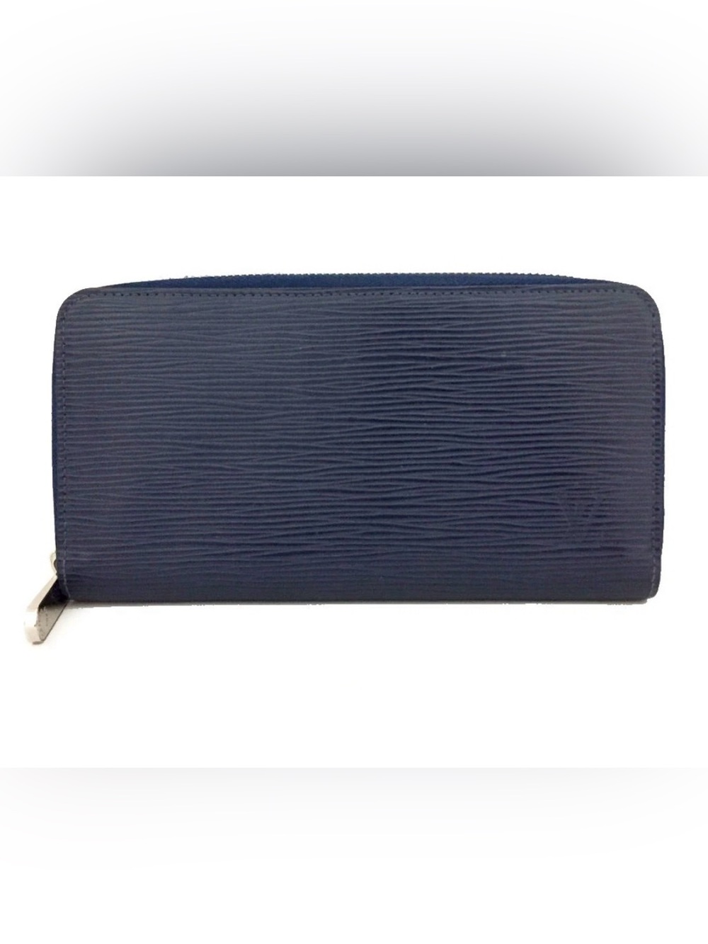 Louis Vuitton Zippy Wallet Epi Leather Indigo Navy Blue Long Wallet